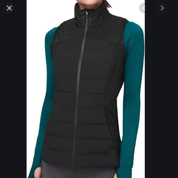 lululemon athletica Jackets & Blazers - LULULEMON Black Puffer Down for it Vest 4
